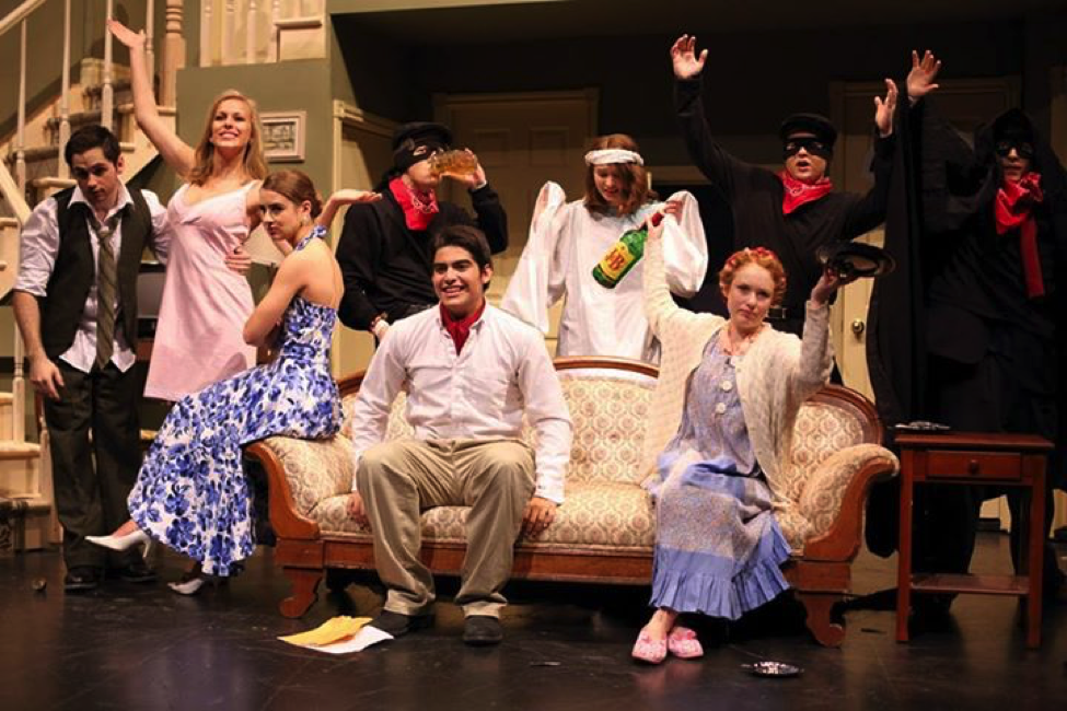 Students perform the play Noises Off for during this year’s spring term at Lakefield College School.