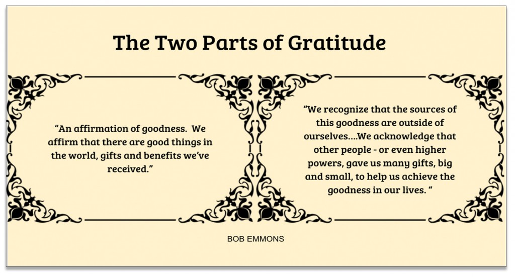 The Two Parts of Gratitude