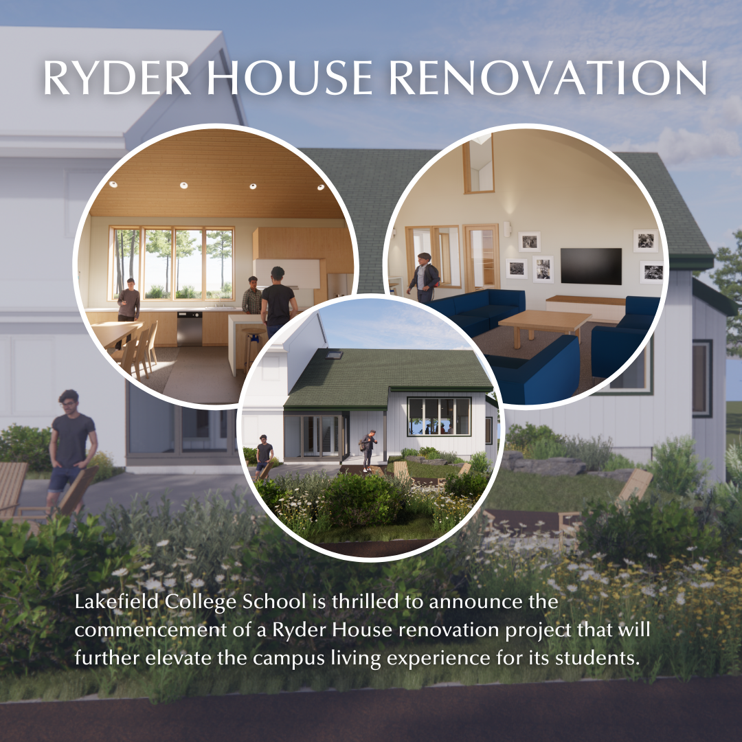 Lakefield College School Launches Renovation Project for Ryder House with Generous Ryder Family Gift