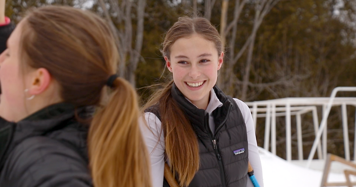 Louisa ’25’s Nordic Skiing Journey: Finding Joy and Growth at Lakefield College School